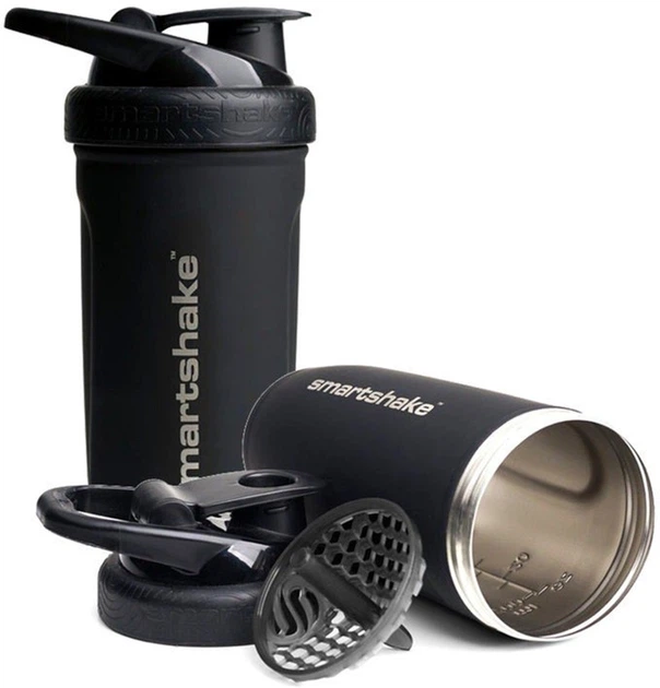 SmartShake Stainless Steel Shaker – Premium Sports Bottle